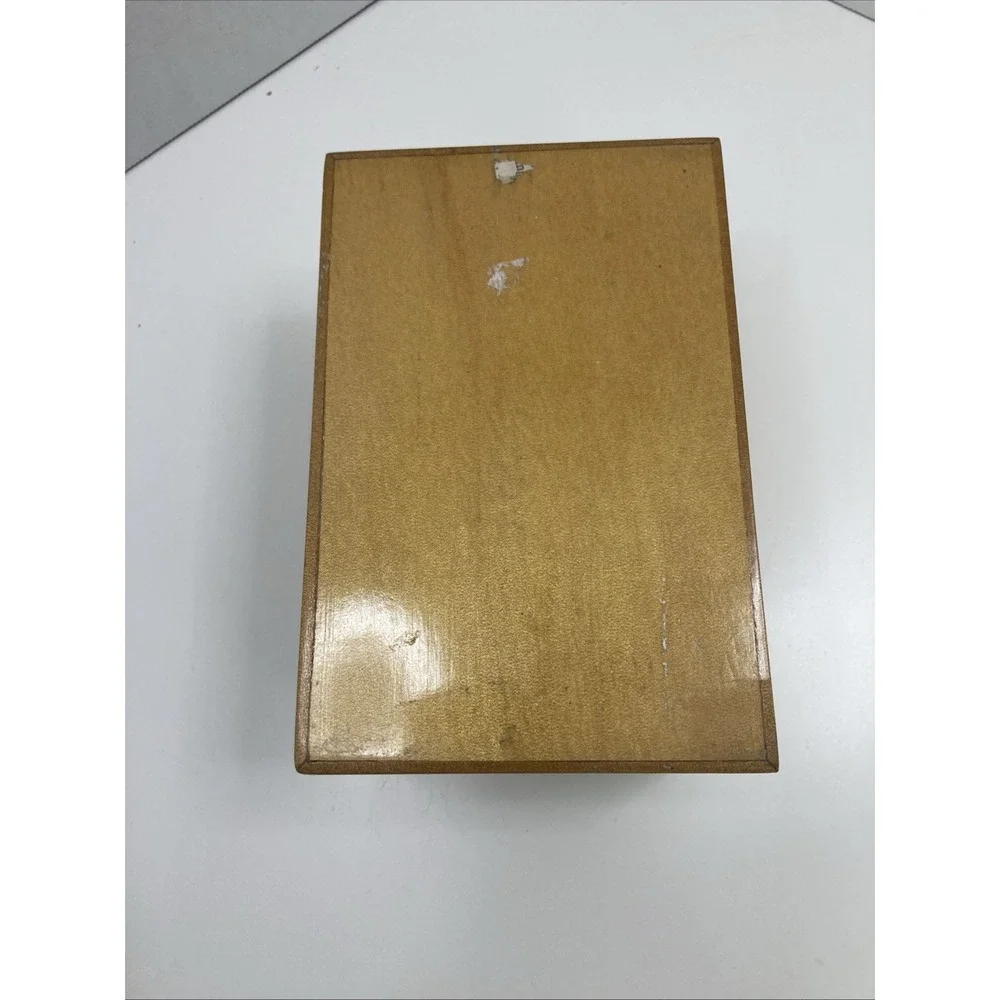 Vintage Wooden Colorful‎ Fruit on Wood Recipe Box w/Recipes Philippines